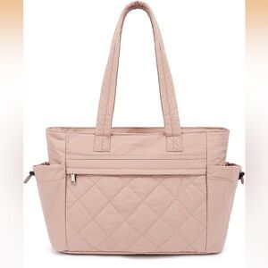 Quilted Puffer Tote Bag